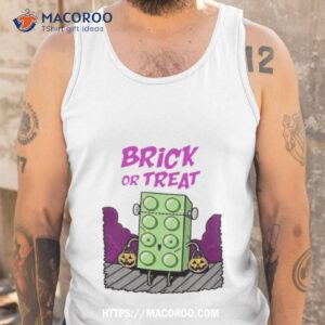 brick or treat halloween shirt tank top