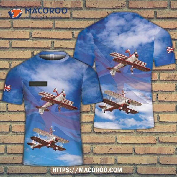 British Aerosuperbatics Aerobatics And Wingwalking Team 3D T-Shirt