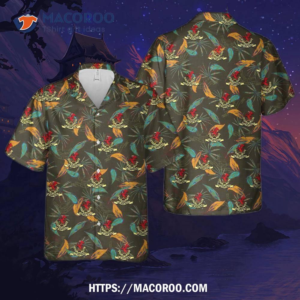 British Army, Duke Of Wellington’s Regiment Hawaiian Shirt British Army, Duke Of Wellington’s Regiment Hawaiian Shirt