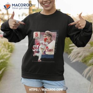 bryson stott baseball paper phillies 5 second baseman shirt sweatshirt