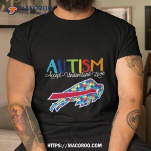 buffalo bills autism accept understand love 2023 shirt tshirt
