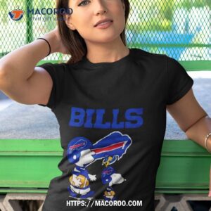 Official Buffalo Bills the Peanuts Snoopy and Woodstock on car T