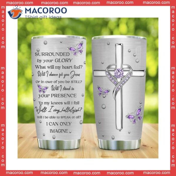 Butterfly Stainless Steel Tumbler