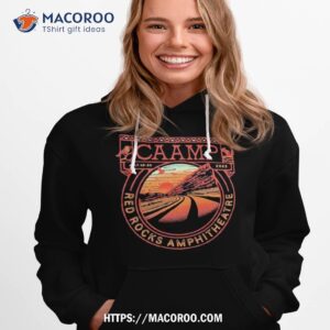 caamp red rocks amphitheatre shirt hoodie 1