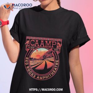 caamp red rocks amphitheatre shirt tshirt 1