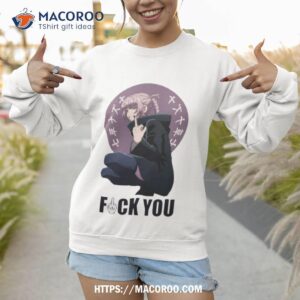call of the night nazuna middle finger shirt sweatshirt
