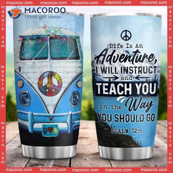 Camping Life Is Adventure Stainless Steel Tumbler