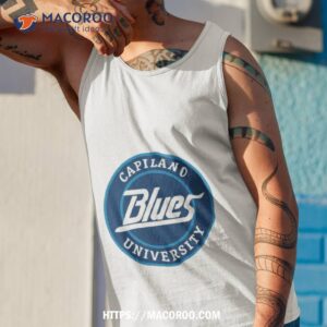 capilano university new blues shirt tank top 1