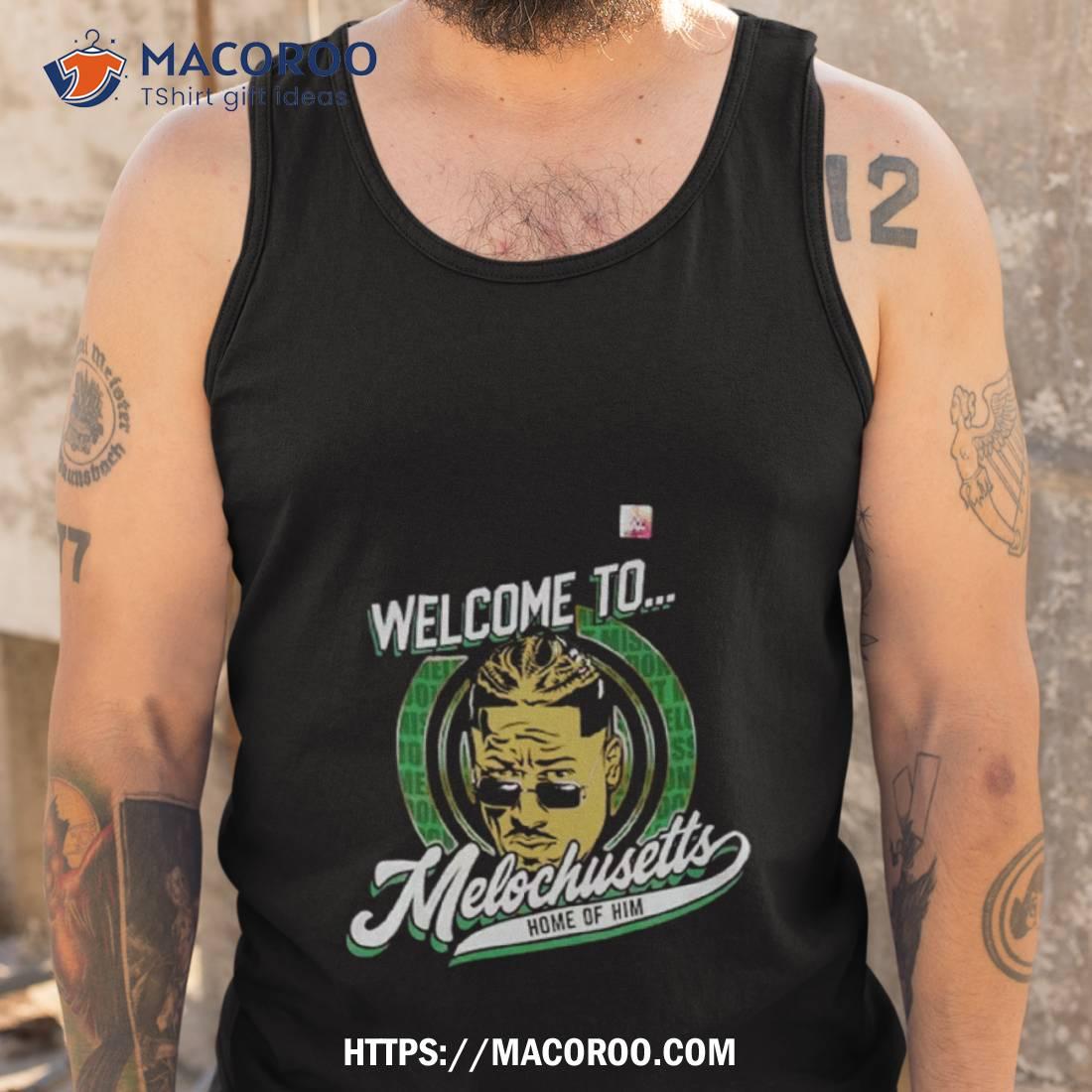 Carmelo Hayes Wwe Autographed Welcome To Melochusetts Shirt Carmelo Hayes Wwe Autographed Welcome To Melochusetts Shirt