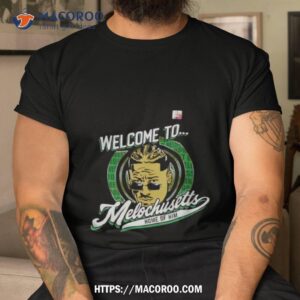 carmelo hayes wwe autographed welcome to melochusetts shirt tshirt