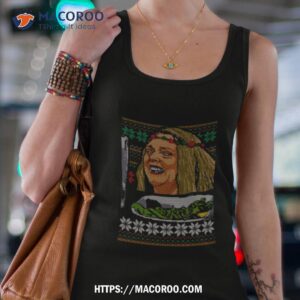 Carole Basking Meme Ugly Christmas Woman Yelling At A Cat Meme Shirt
