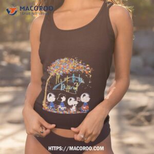 carolina panthers nfl peanut characters it s ok to be differenshirt tank top 1