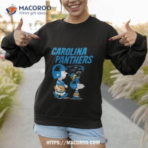 Carolina Panthers Peanuts Snoopy Charlie Brown And Woodstock Shirt 3 carolina panthers peanuts snoopy charlie brown and woodstock shirt sweatshirt 1