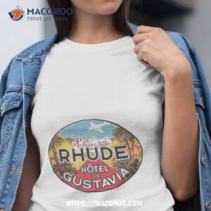 Carolina Panthers Rhude Hotel De Gustavia Shirt