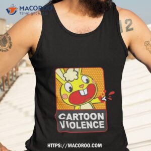 cartoon violence shirt tank top 3