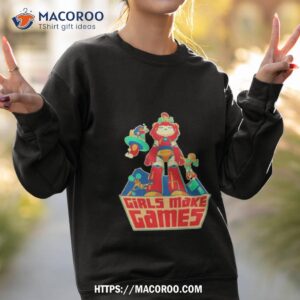 castpixel girls make games shirt sweatshirt 2