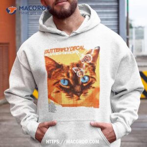 Cat Butterfly Decal Rearview Mirror Shirt 1 cat butterfly decal rearview mirror shirt hoodie