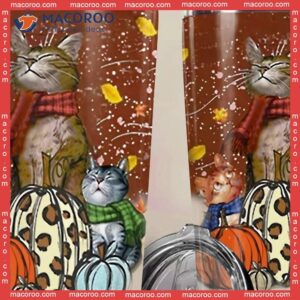 Cat It’s Fall Ya’ll Stainless Steel Tumbler