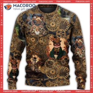 Cat Love Machine Vintage Ugly Christmas Sweater Day 2 cat love machine vintage sweater star wars ugly sweater 2