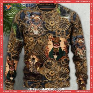 Cat Love Machine Vintage Ugly Christmas Sweater Day 3 cat love machine vintage sweater star wars ugly sweater 3