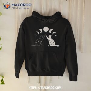 cat moon vintage witchy lovers and celestial enthusiasts shirt hoodie