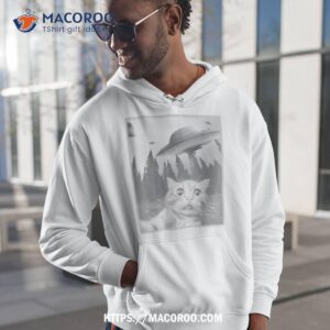 Cat Selfie Ufo Funny Shirt