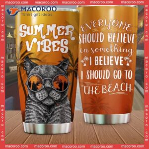 Cat Stainless Steel Tumbler