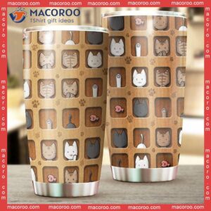 Cat Stainless Steel Tumbler