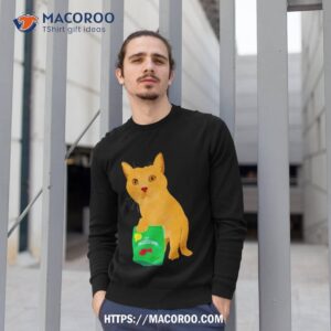 Cat Treats 100% Not Garbage Shirt 2 cat treats 100 not garbage shirt sweatshirt 1