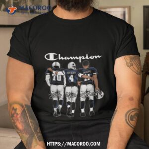 Champion Dallas Cowboys Zack Martin Dak Prescott And Micah Parsons  Signatures shirt, hoodie, sweater, long sleeve and tank top