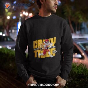 Charlie Hustle Nick Bolton Crazy Tiger Shirt 2 charlie hustle nick bolton crazy tiger shirt sweatshirt