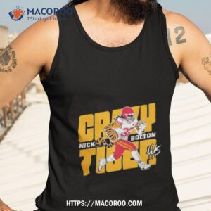 Charlie Hustle Nick Bolton Crazy Tiger Shirt 3 charlie hustle nick bolton crazy tiger shirt tank top 3