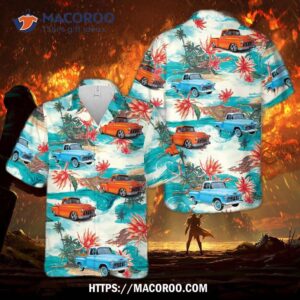 Chevy Stepside 3100 Pickup 1955 Hawaiian Shirt