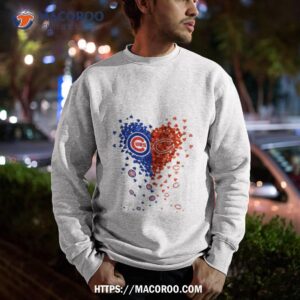 Unique Chicago Bears Chicago Cubs Tiny Heart Shape T-shirt - Jomagift