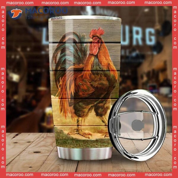Chicken Live Like Someone Left The Gate Open Stainless Steel Tumbler