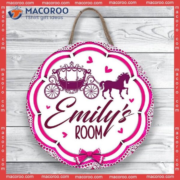 Children’s Wall Art, Gift For Girl, Kids Door Hanger, Girls Name Sign,personalised Princess Sign, Childs Sign