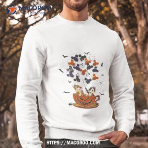 Chip N Dale With Mickey Balloons Pumpkin Tea Cup Halloween 2023 Shirt 2 chip n dale with mickey balloons pumpkin tea cup halloween 2023 shirt sweatshirt