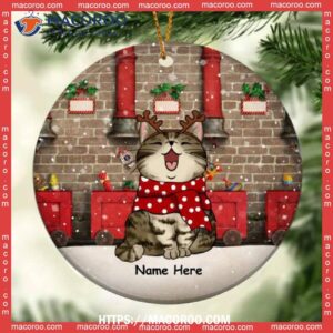 Christmas Chimney, Hallmark Cat Ornaments