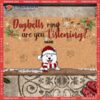 Christmas Custom Doormat, Dogbells Ring Are You Listening Front Door Mat, Gifts For Dog Lovers