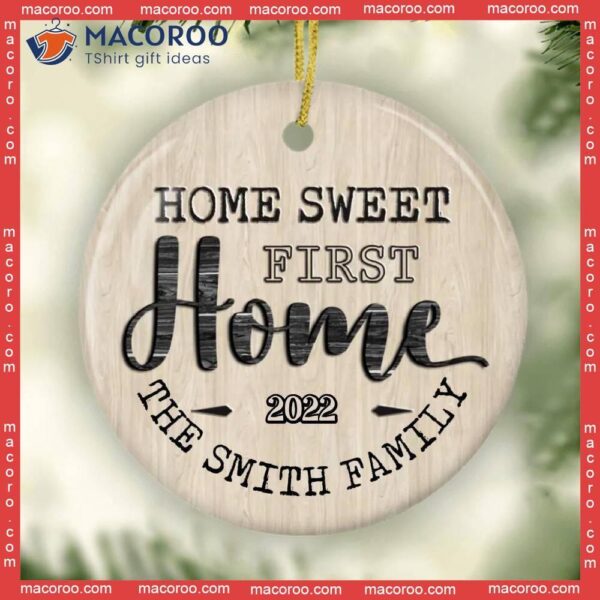 Christmas Family Ornament,first Home Ornament, New Gift, Personalized Sweet First