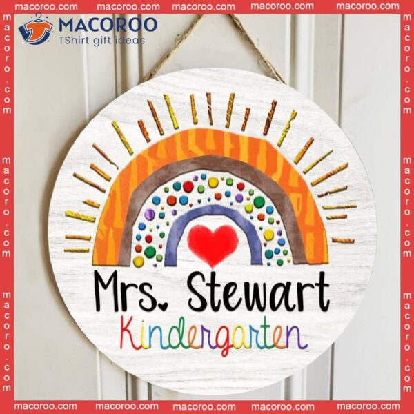 Christmas Gifts For Teachers,personalized Name Teacher Door Hangers Welcome Signs