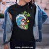Christmas In July | Summer Santa Claus Beach Hawaii Surf Shirt, Santa Christmas
