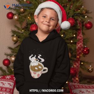 christmas marshmallow snow in warm chocolate shirt funny snowman hoodie