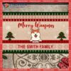 Christmas Personalized Doormat, Gifts For Dog Lovers, Merry Woofmas Xmas Pattern Front Door Mat