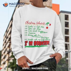 christmas schedule shirt grinch sweater sweatshirt