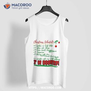 christmas schedule shirt grinch sweater tank top