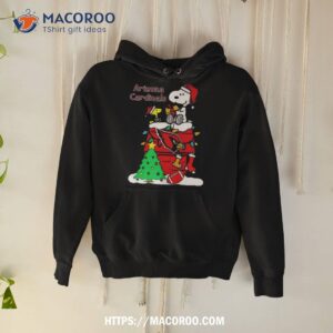 christmas snoopy arizona cardinals art design shirt hoodie