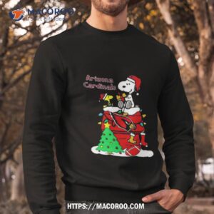 christmas snoopy arizona cardinals art design shirt sweatshirt