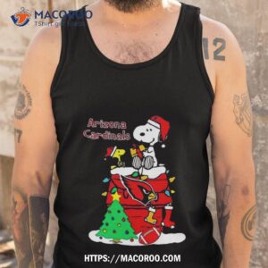 christmas snoopy arizona cardinals art design shirt tank top