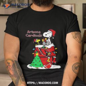 christmas snoopy arizona cardinals art design shirt tshirt